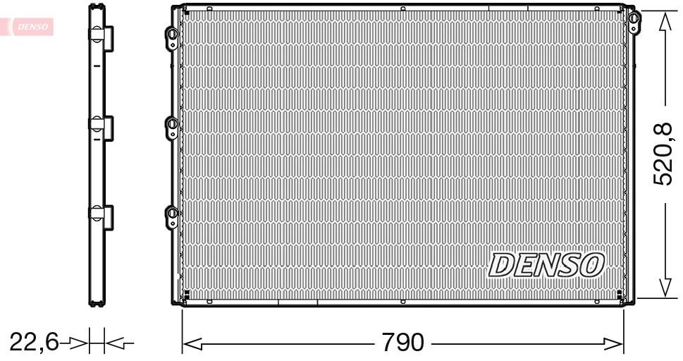 Denso Airco condensor DCN99078