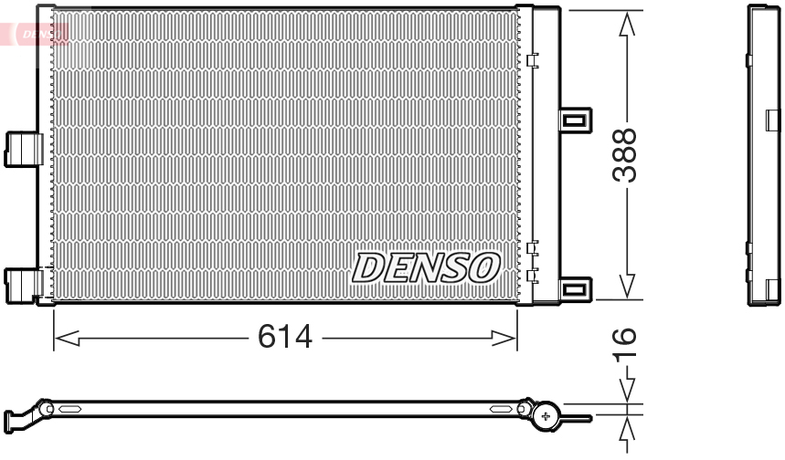 Denso Airco condensor DCN99080