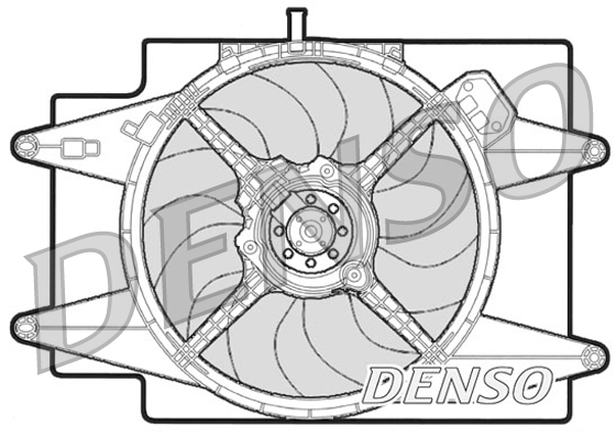 Denso Ventilatorwiel-motorkoeling DER01002