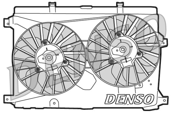 Denso Ventilatorwiel-motorkoeling DER01015