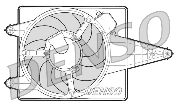 Denso Ventilatorwiel-motorkoeling DER01204