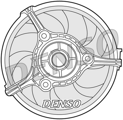 Denso Ventilatorwiel-motorkoeling DER02002