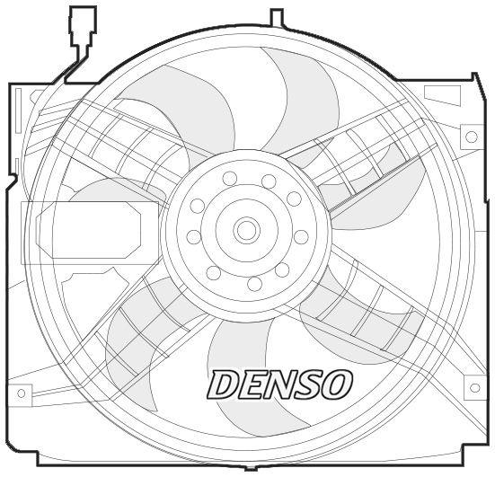 Denso Ventilatorwiel-motorkoeling DER05004