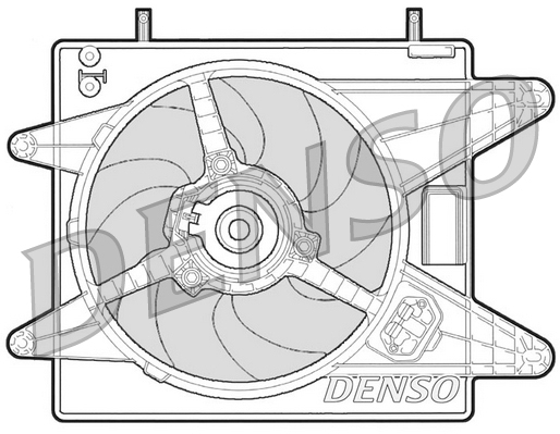 Denso Ventilatorwiel-motorkoeling DER09003