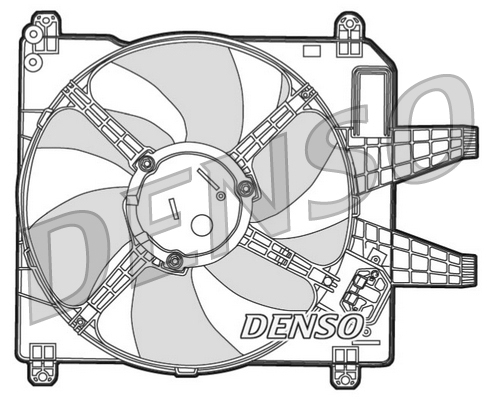 Denso Ventilatorwiel-motorkoeling DER09004