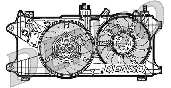 Denso Ventilatorwiel-motorkoeling DER09027