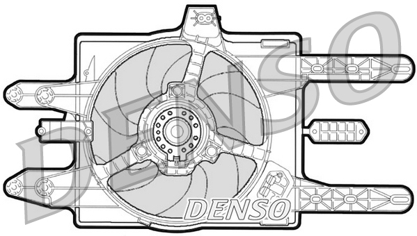 Denso Ventilatorwiel-motorkoeling DER09031