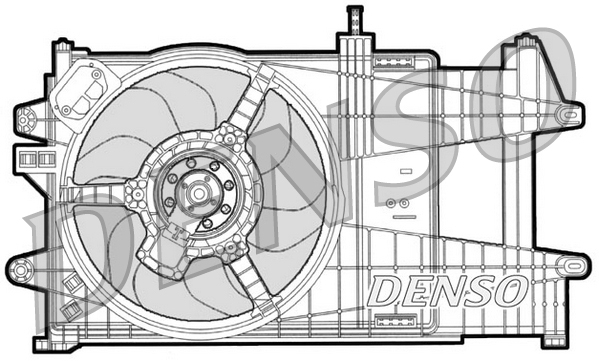 Denso Ventilatorwiel-motorkoeling DER09039
