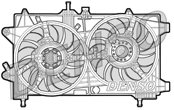 Denso Ventilatorwiel-motorkoeling DER09043