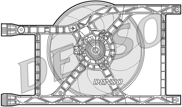 Denso Ventilatorwiel-motorkoeling DER09045