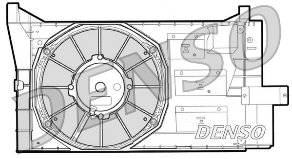 Denso Ventilatorwiel-motorkoeling DER09050