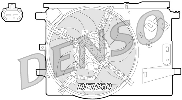 Denso Ventilatorwiel-motorkoeling DER09053