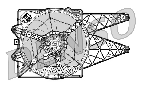 Denso Ventilatorwiel-motorkoeling DER09065