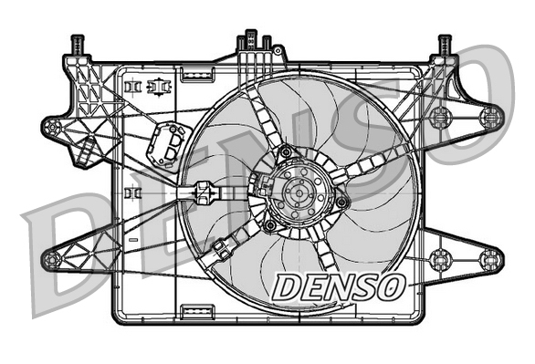 Denso Ventilatorwiel-motorkoeling DER09082