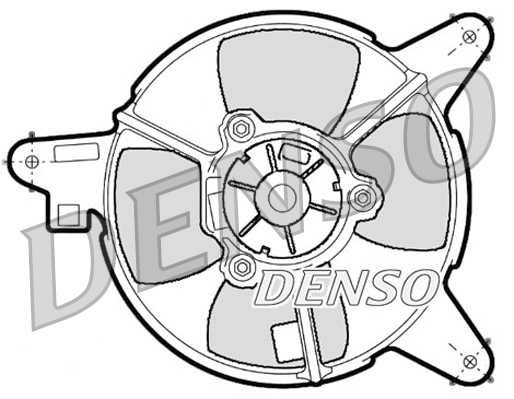 Denso Ventilatorwiel-motorkoeling DER09087