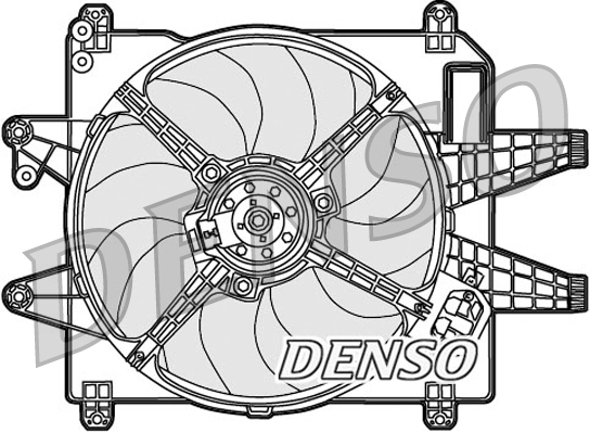 Denso Ventilatorwiel-motorkoeling DER09089