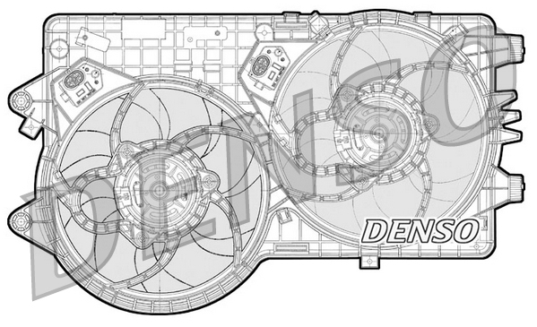 Denso Ventilatorwiel-motorkoeling DER09093