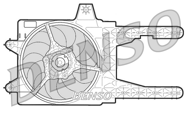 Denso Ventilatorwiel-motorkoeling DER09245