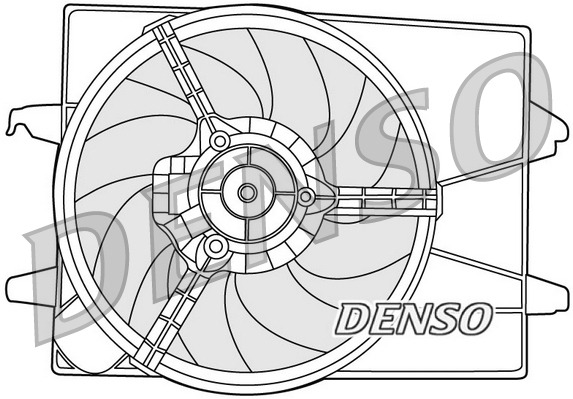 Denso Ventilatorwiel-motorkoeling DER10003