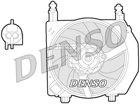 Denso Ventilatorwiel-motorkoeling DER10006