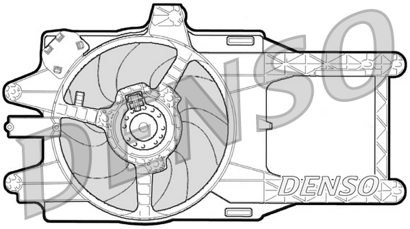 Denso Ventilatorwiel-motorkoeling DER13001