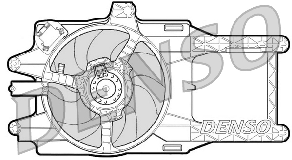 Denso Ventilatorwiel-motorkoeling DER13002