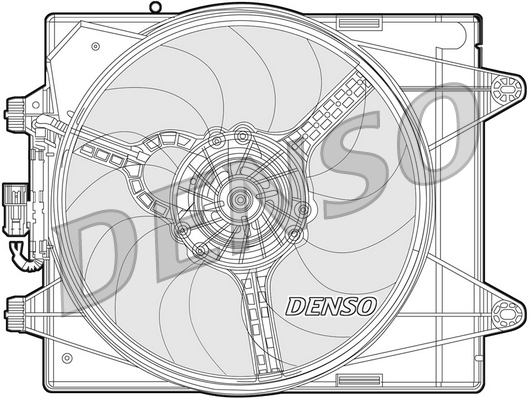 Denso Ventilatorwiel-motorkoeling DER13004