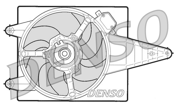 Denso Ventilatorwiel-motorkoeling DER13204