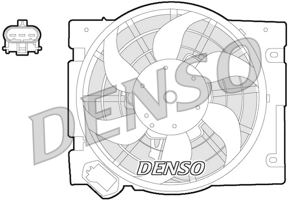 Denso Ventilatorwiel-motorkoeling DER20013
