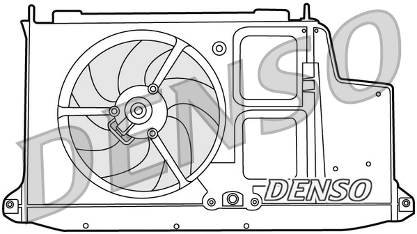 Denso Ventilatorwiel-motorkoeling DER21012
