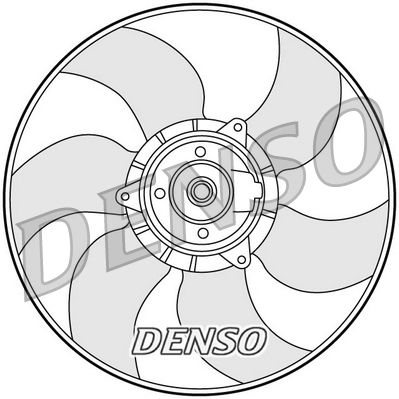 Denso Ventilatorwiel-motorkoeling DER23001