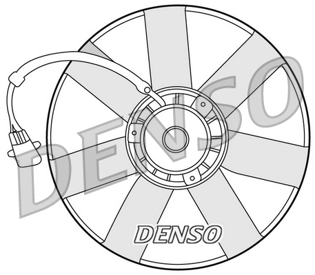 Denso Ventilatorwiel-motorkoeling DER32002