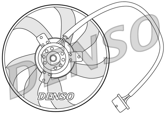 Denso Ventilatorwiel-motorkoeling DER32003