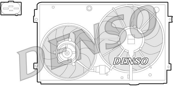 Denso Ventilatorwiel-motorkoeling DER32011