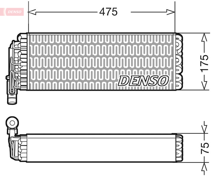 Denso Airco verdamper DEV12003