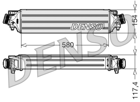 Denso Interkoeler DIT01002