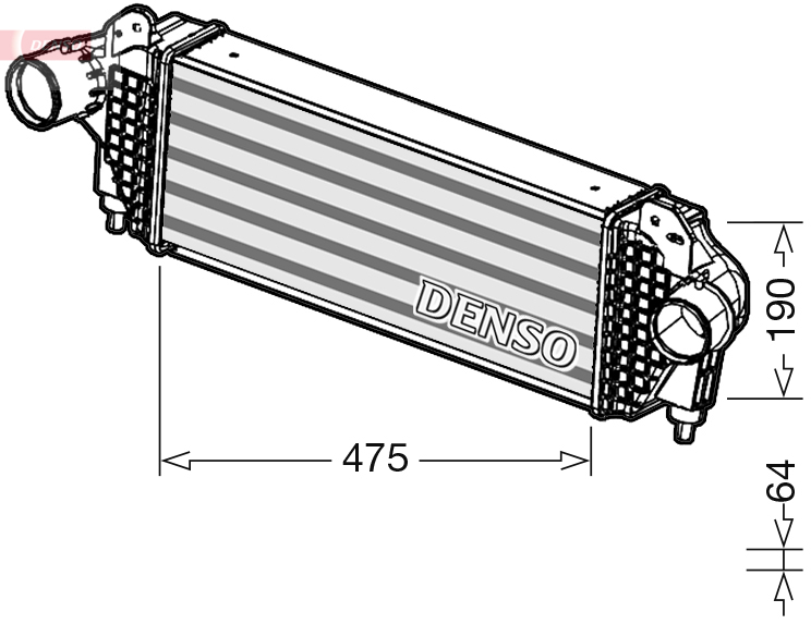 Denso Interkoeler DIT01005