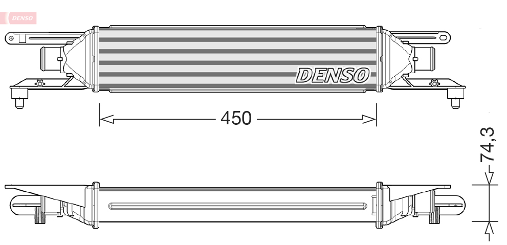 Denso Interkoeler DIT01007