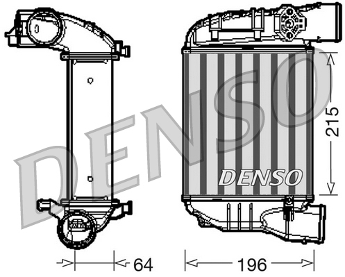 Denso Interkoeler DIT02003