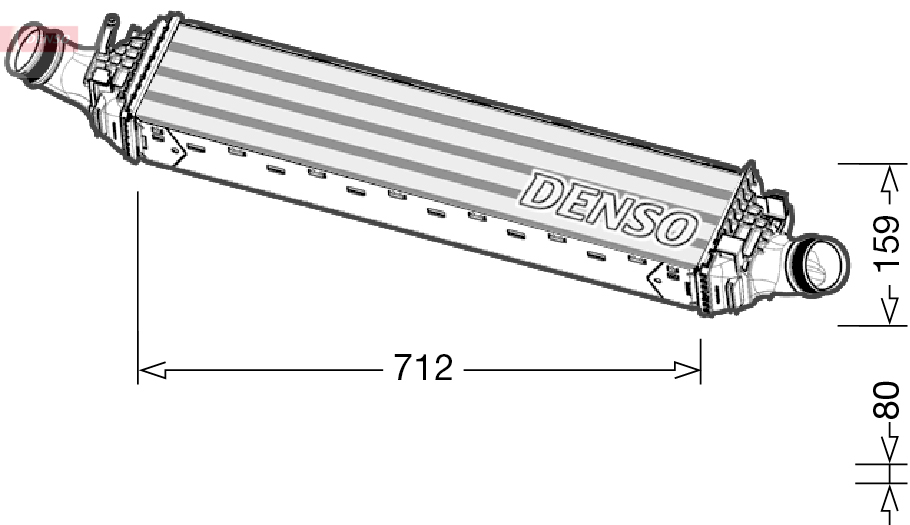 Denso Interkoeler DIT02038