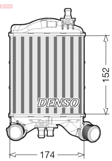 Denso Interkoeler DIT09111