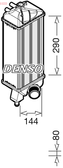 Denso Interkoeler DIT09116