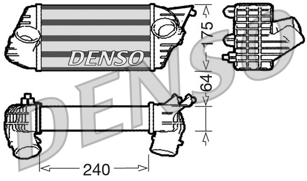 Denso Interkoeler DIT09120