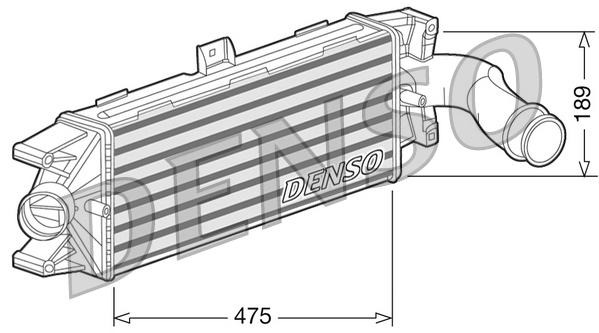 Denso Interkoeler DIT12003