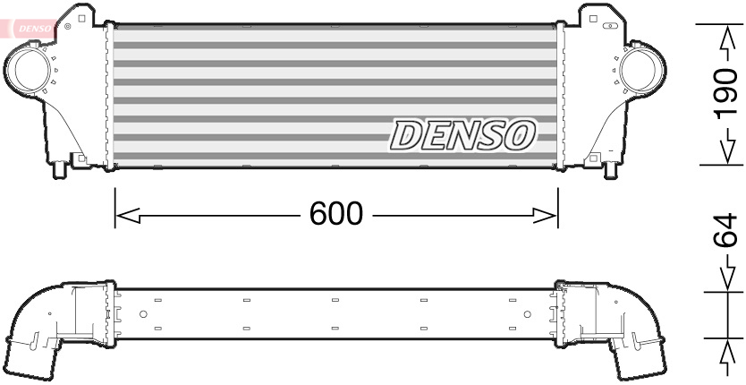Denso Interkoeler DIT12005