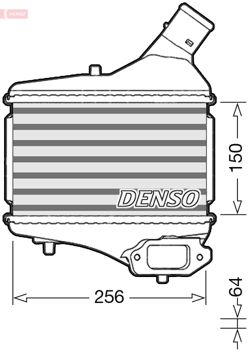 Denso Interkoeler DIT40010
