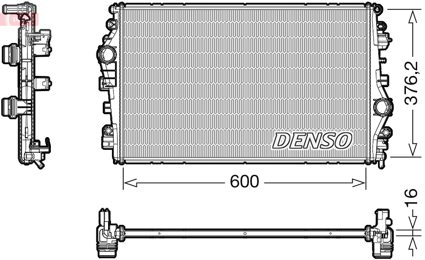 Denso Radiateur DRM01009