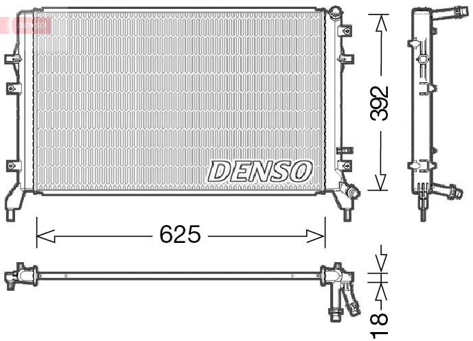 Denso Radiateur DRM02016