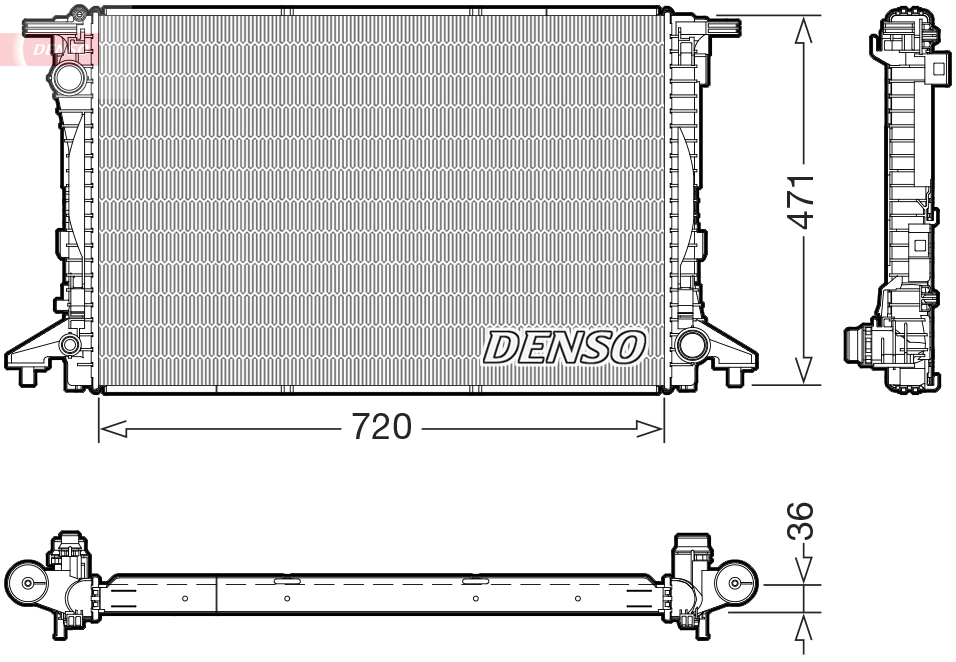 Denso Radiateur DRM02047