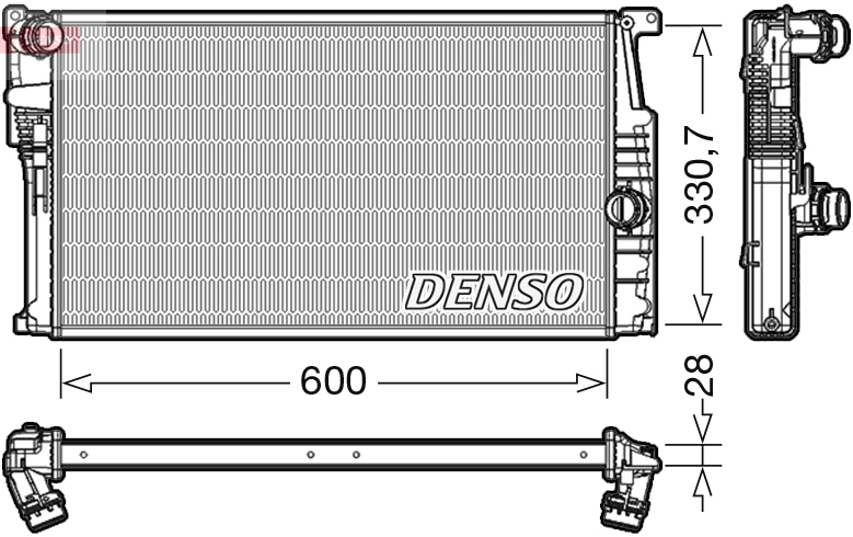 Denso Radiateur DRM05015
